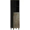 Meuble Wc|Vidaxl Armoire de salle de bain 38x33x160 cm bois massif de manguier