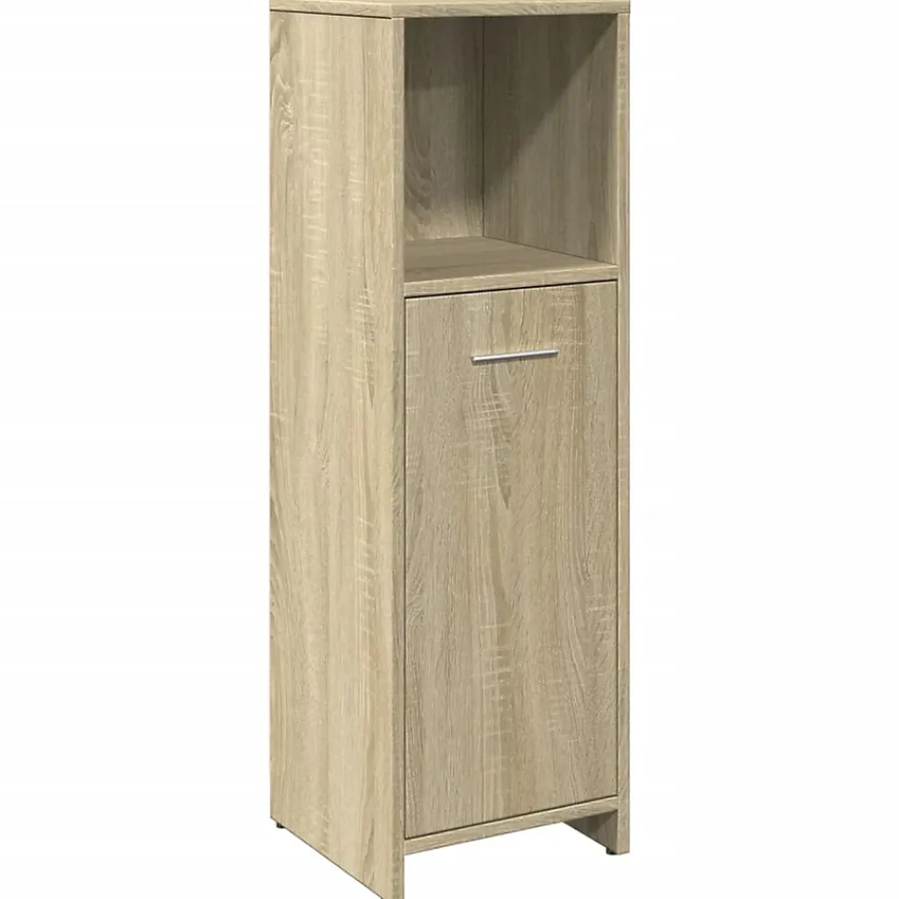 Meuble Wc|Vidaxl Armoire de salle de bain Chêne sonoma 30x30x95 cm Aggloméré