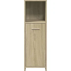 Meuble Wc|Vidaxl Armoire de salle de bain Chêne sonoma 30x30x95 cm Aggloméré