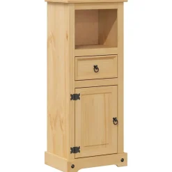 Meuble Wc|Vidaxl Armoire de salle de bain Corona 45x33x110 cm bois de pin massif