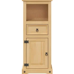 Meuble Wc|Vidaxl Armoire de salle de bain Corona 45x33x110 cm bois de pin massif