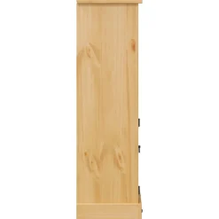 Meuble Wc|Vidaxl Armoire de salle de bain Corona 45x33x110 cm bois de pin massif