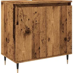 Meuble Wc|Vidaxl Armoire de salle de bain vieux bois 58x33x60 cm bois ingénierie