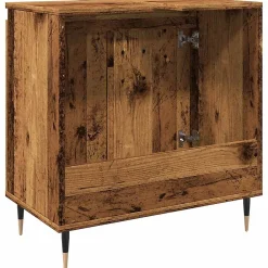 Meuble Wc|Vidaxl Armoire de salle de bain vieux bois 58x33x60 cm bois ingénierie