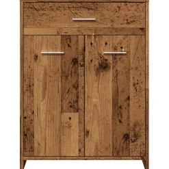 Meuble Wc|Vidaxl Armoire de salle de bain vieux bois 60x33x80 cm bois ingénierie