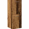 Vidaxl Armoire de salle de bain suspendue vieux bois bois d'ingénierie
