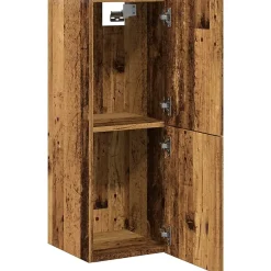 Vidaxl Armoire de salle de bain suspendue vieux bois bois d'ingénierie