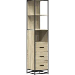 Vidaxl Armoire de salle de bain chêne sonoma 35x37,5x166 cm