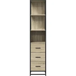 Vidaxl Armoire de salle de bain chêne sonoma 35x37,5x166 cm