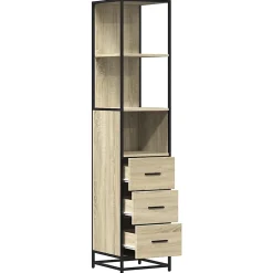 Vidaxl Armoire de salle de bain chêne sonoma 35x37,5x166 cm