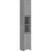Meuble Wc|Vidaxl Armoire de salle de bain Gris béton Bois d'ingénierie