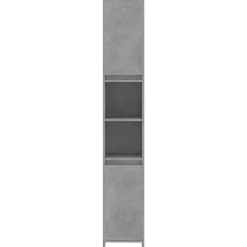 Meuble Wc|Vidaxl Armoire de salle de bain Gris béton Bois d'ingénierie