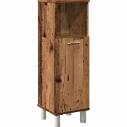Vidaxl Armoire de salle de bain vieux bois 30x30x95 cm bois ingénierie