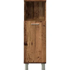 Vidaxl Armoire de salle de bain vieux bois 30x30x95 cm bois ingénierie
