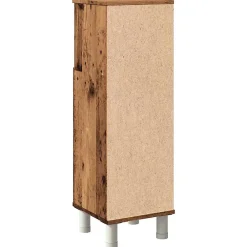 Vidaxl Armoire de salle de bain vieux bois 30x30x95 cm bois ingénierie