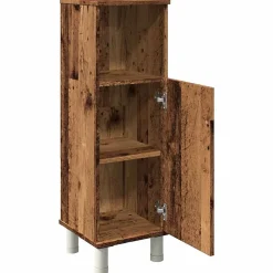Vidaxl Armoire de salle de bain vieux bois 30x30x95 cm bois ingénierie