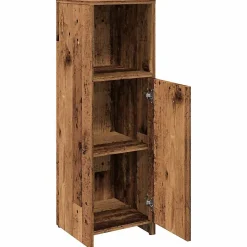 Meuble Wc|Vidaxl Armoire de salle de bain vieux bois 30x30x95 cm bois ingénierie