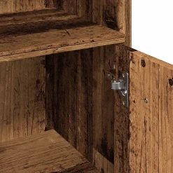 Meuble Wc|Vidaxl Armoire de salle de bain vieux bois 30x30x95 cm bois ingénierie