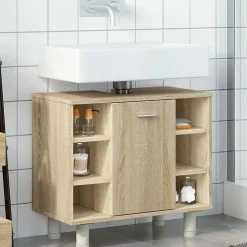 Vidaxl Armoire de salle de bain Chêne sonoma 60x32x53,5 cm Aggloméré
