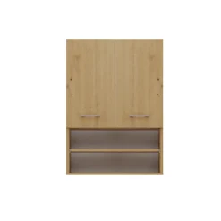 Armoire De Salle De Bains|3xE Living Armoire de salle de bain pour machine à laver, 30 x 64 x 90 cm, chêne artisanal