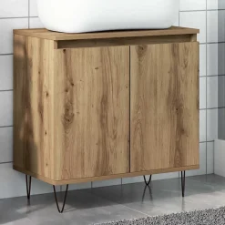Meuble Wc|Vidaxl Armoire de salle de bain chêne artisanal 58x33x60 cm