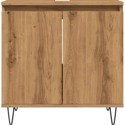 Meuble Wc|Vidaxl Armoire de salle de bain chêne artisanal 58x33x60 cm