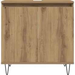 Meuble Wc|Vidaxl Armoire de salle de bain chêne artisanal 58x33x60 cm