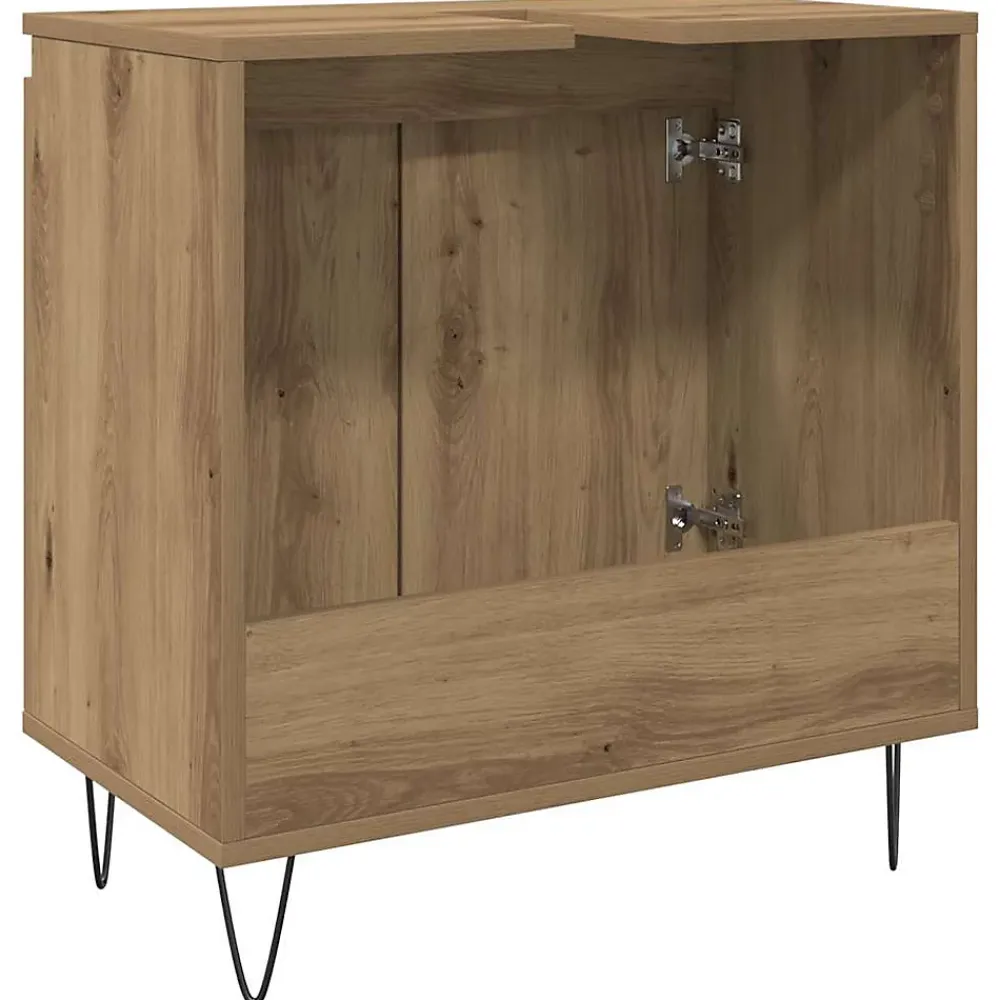 Meuble Wc|Vidaxl Armoire de salle de bain chêne artisanal 58x33x60 cm