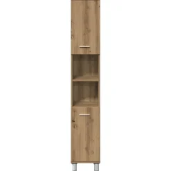 Meuble Wc|Vidaxl Armoire de salle de bain chêne artisanal 30x30x179 cm