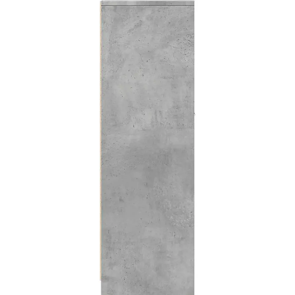 Meuble Wc|Vidaxl Armoire de salle de bain Gris béton 30x30x95 cm Aggloméré