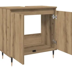 Vidaxl Armoire de salle de bain chêne artisanal 58x33x60 cm