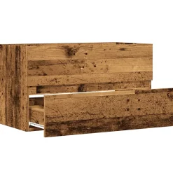 Meuble Wc|Vidaxl Armoire de salle de bain suspendue vieux bois bois d'ingénierie