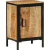 Vidaxl Armoire de salle de bain 40x30x60cm bois massif manguier et fer