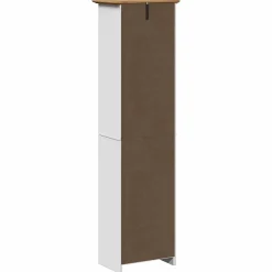 Vidaxl Armoire de salle de bain BODO blanc et marron 44x30x160 cm