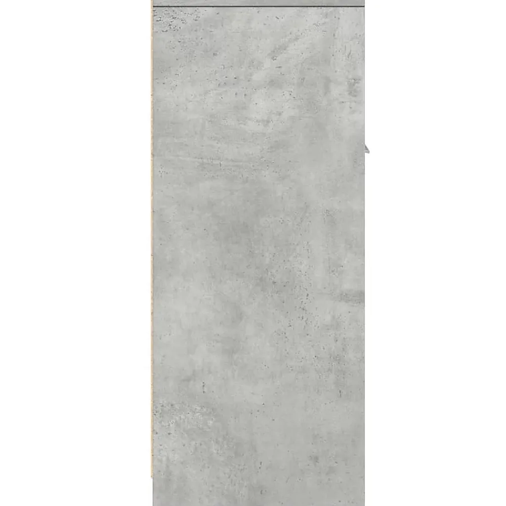 Meuble Wc|Vidaxl Armoire de salle de bain Gris béton 60x33x80 cm Aggloméré