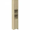 Vidaxl Armoire de salle de bain Chêne sonoma 30x30x183,5 cm Aggloméré