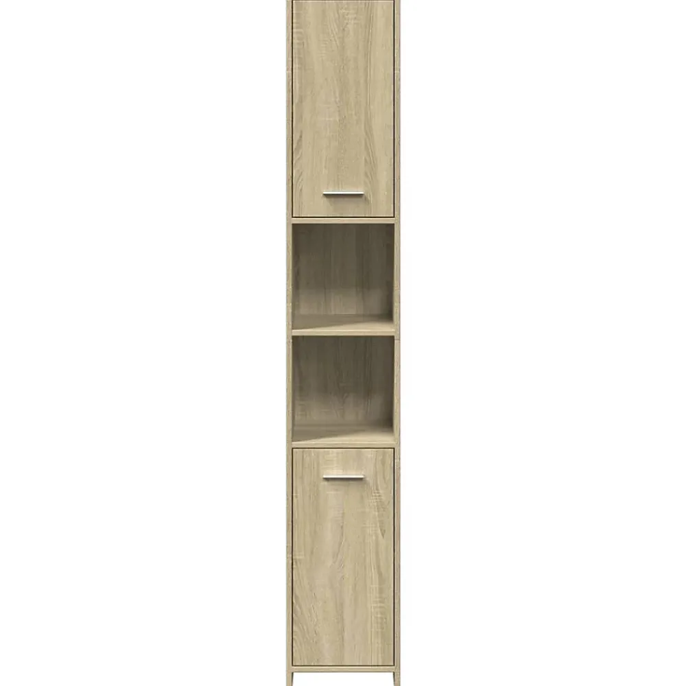 Vidaxl Armoire de salle de bain Chêne sonoma 30x30x183,5 cm Aggloméré