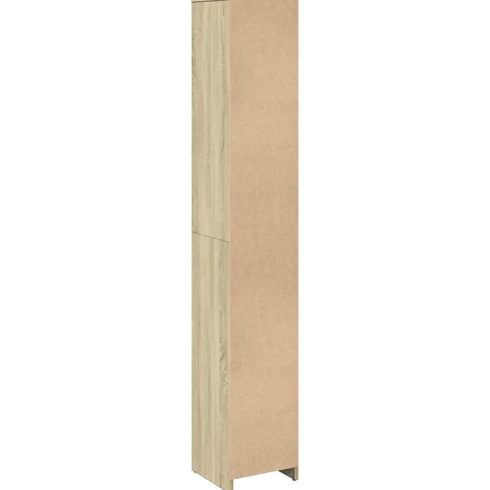 Vidaxl Armoire de salle de bain Chêne sonoma 30x30x183,5 cm Aggloméré