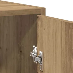 Vidaxl Armoire de salle de bain avec miroir chêne artisanal
