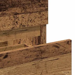 Meuble Wc|Vidaxl Armoire de salle de bain et miroir vieux bois bois d'ingénierie