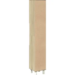 Meuble Wc|Vidaxl Armoire de salle de bain chêne sonoma 30,5x30x179 cm