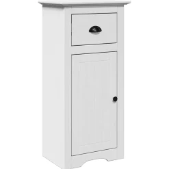 Meuble Wc|Vidaxl Armoire de salle de bain BODO blanc 44x30x90 cm