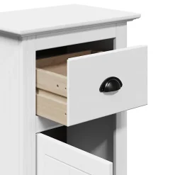 Meuble Wc|Vidaxl Armoire de salle de bain BODO blanc 44x30x90 cm