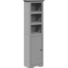 Meuble Wc|Vidaxl Armoire de salle de bain BODO gris 44x30x160 cm