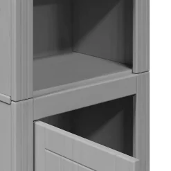 Meuble Wc|Vidaxl Armoire de salle de bain BODO gris 44x30x160 cm