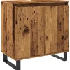 Vidaxl Armoire de salle de bain vieux bois 58x33x60 cm bois ingénierie