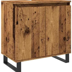 Vidaxl Armoire de salle de bain vieux bois 58x33x60 cm bois ingénierie
