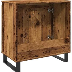 Vidaxl Armoire de salle de bain vieux bois 58x33x60 cm bois ingénierie