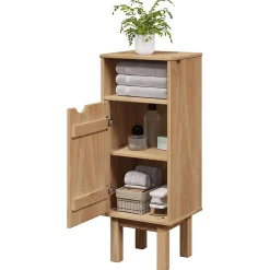 Meuble Wc|Vidaxl Armoire de salle de bain "OTTA" 35x30x90 cm bois massif de pin