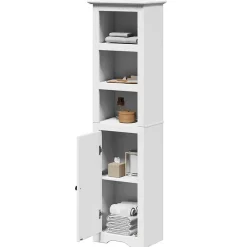 Meuble Wc|Vidaxl Armoire de salle de bain BODO blanc 44x30x160 cm